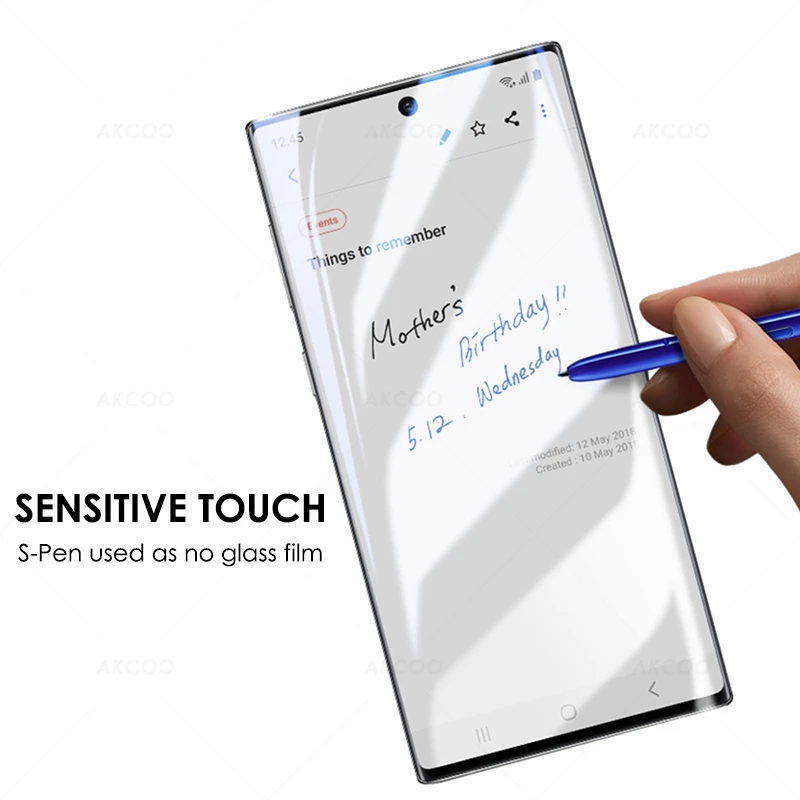 Защитное стекло для Galaxy Note 20 Ultra Комплект из 3-х предметов ультрафиолетовая