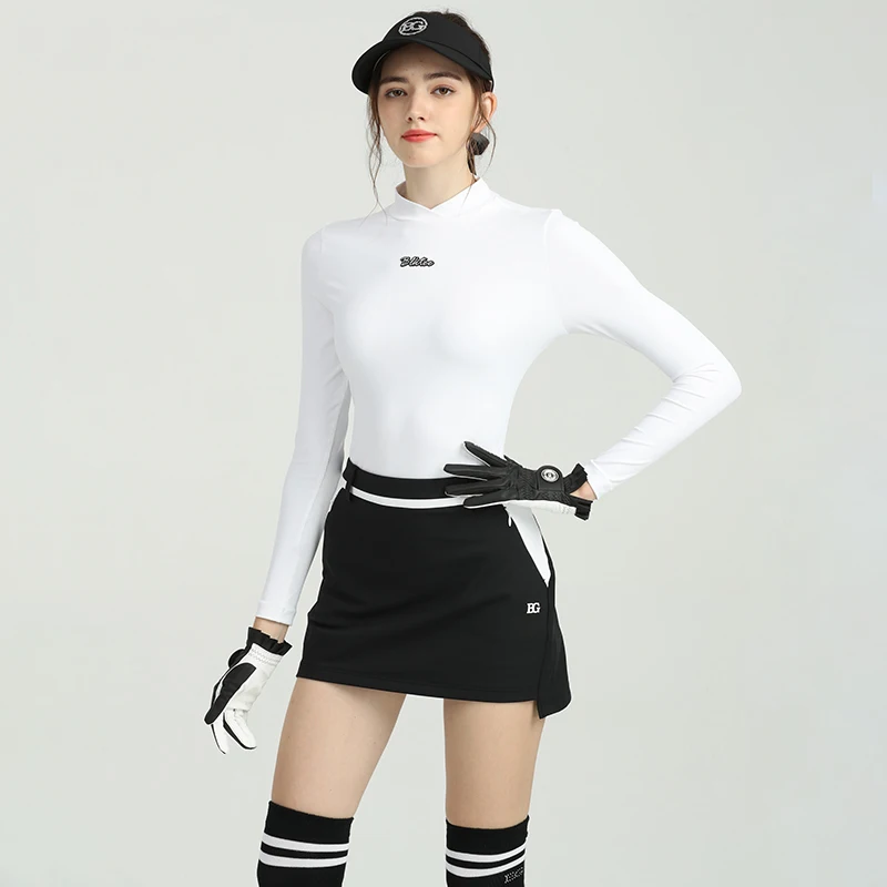 Blktee Golf New Ladies Top Long Sleeve T-shirt Women Autumn Quick Drying Breathable  Shirt Sports Jersey Ladies Short Skirt