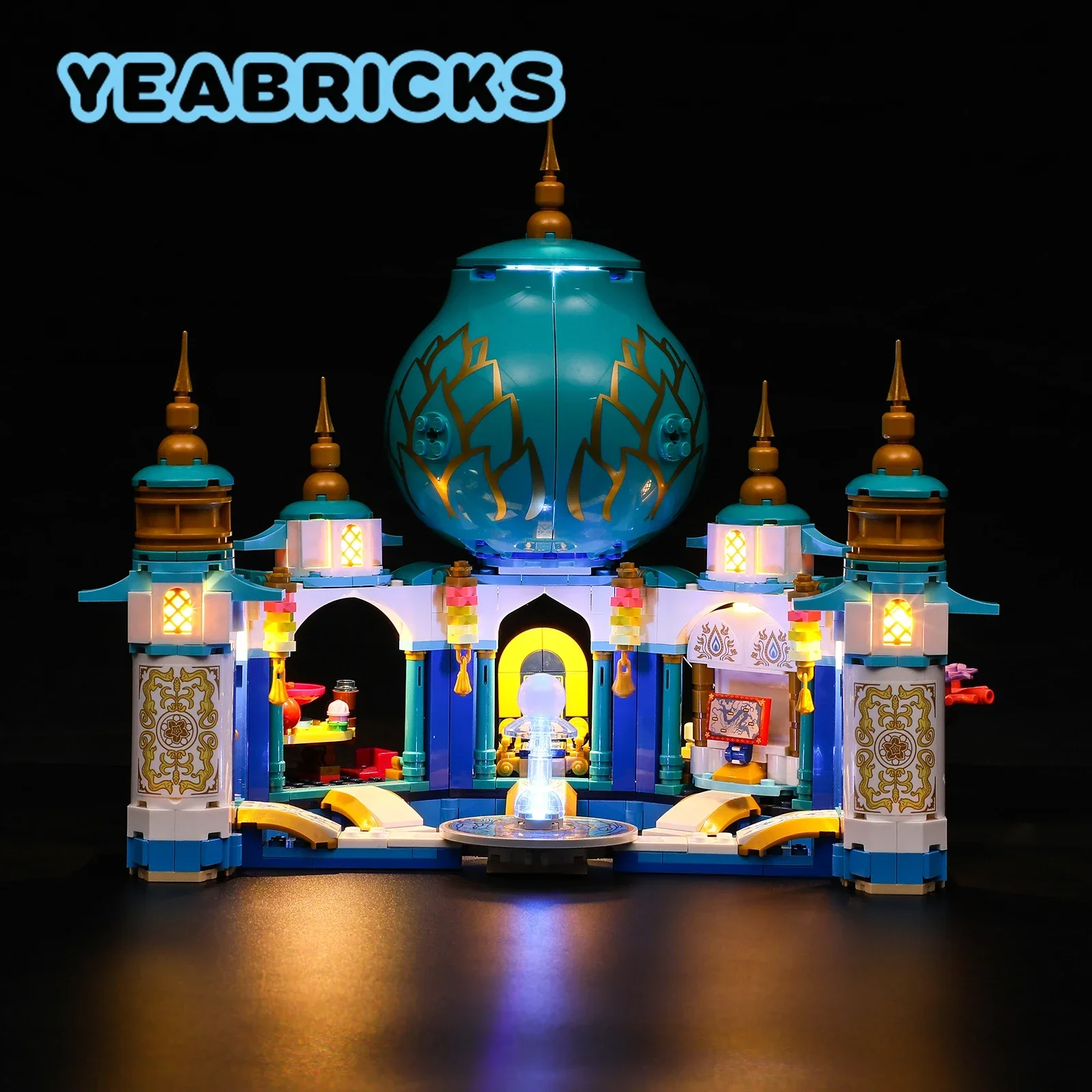 

YEABRICKS LED Light Kit for 43181 Raya and the Heart Palace Building Blocks Set (NOT Include the Model) Bricks Toys for Children