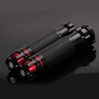 universal 1 pair2 pcs 78 22mm rubber handlebar hand grip bar end for motorcycle bike cafe racer outdoor sports motorfiets