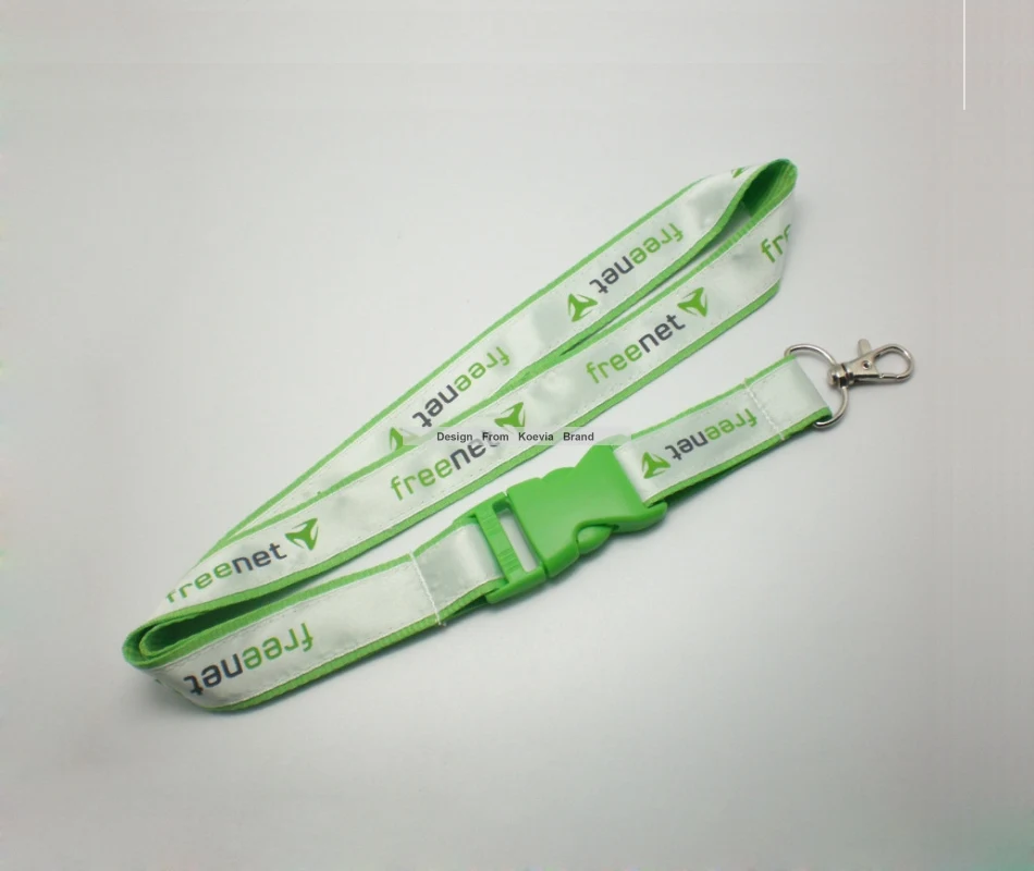 

3/4"inch Width 1000pcs Double Side Polyester Straps Gifts Custom Logo Printed Cheap Exhibition Meeting Lanyard Promotion Gift