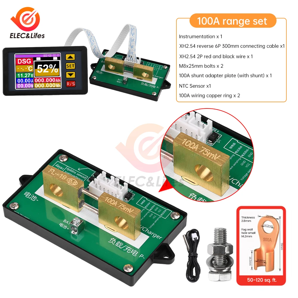 

Aideepen Профессиональный тестер емкости аккумулятора 7-200В