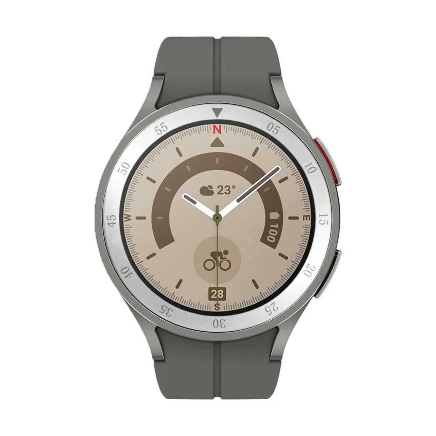 45mm Aluminium alloy Bezel Rings for Samsung Galaxy Watch 5 Pro Time/Compass Scale Protective Case Bumper Shell for Watch 5Pro