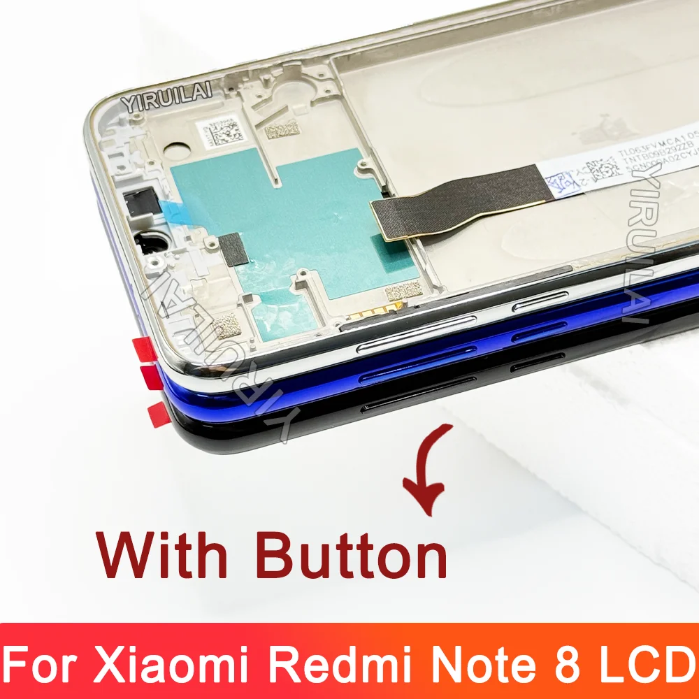 6 3-дюймовый дисплей для Xiaomi Redmi Note 8 ЖК-дисплей преобразователь сенсорного экрана
