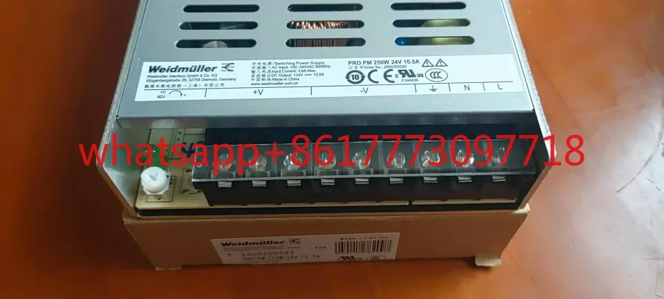 Фото Блок питания Weidmuller PRO PM 250W 24V 10.5A, импульсный, постоянного тока, плоская панель, артикул 266020292 №3