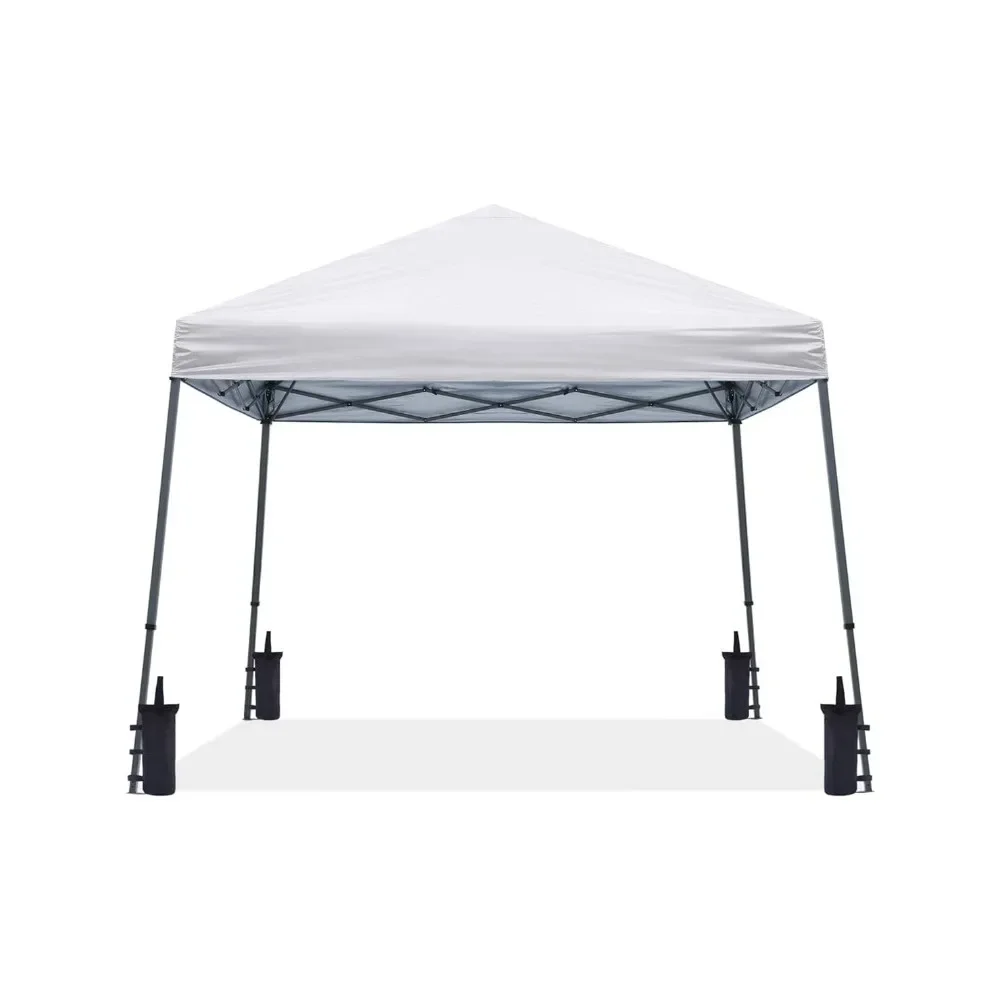 

Party Tent Outdoor Canopy Tent Gazebo Pop Up Canopy Stable Pop Up Outdoor Canopy Tent 10 X 10 Ft Base / 8 X 8 Ft Top, White916