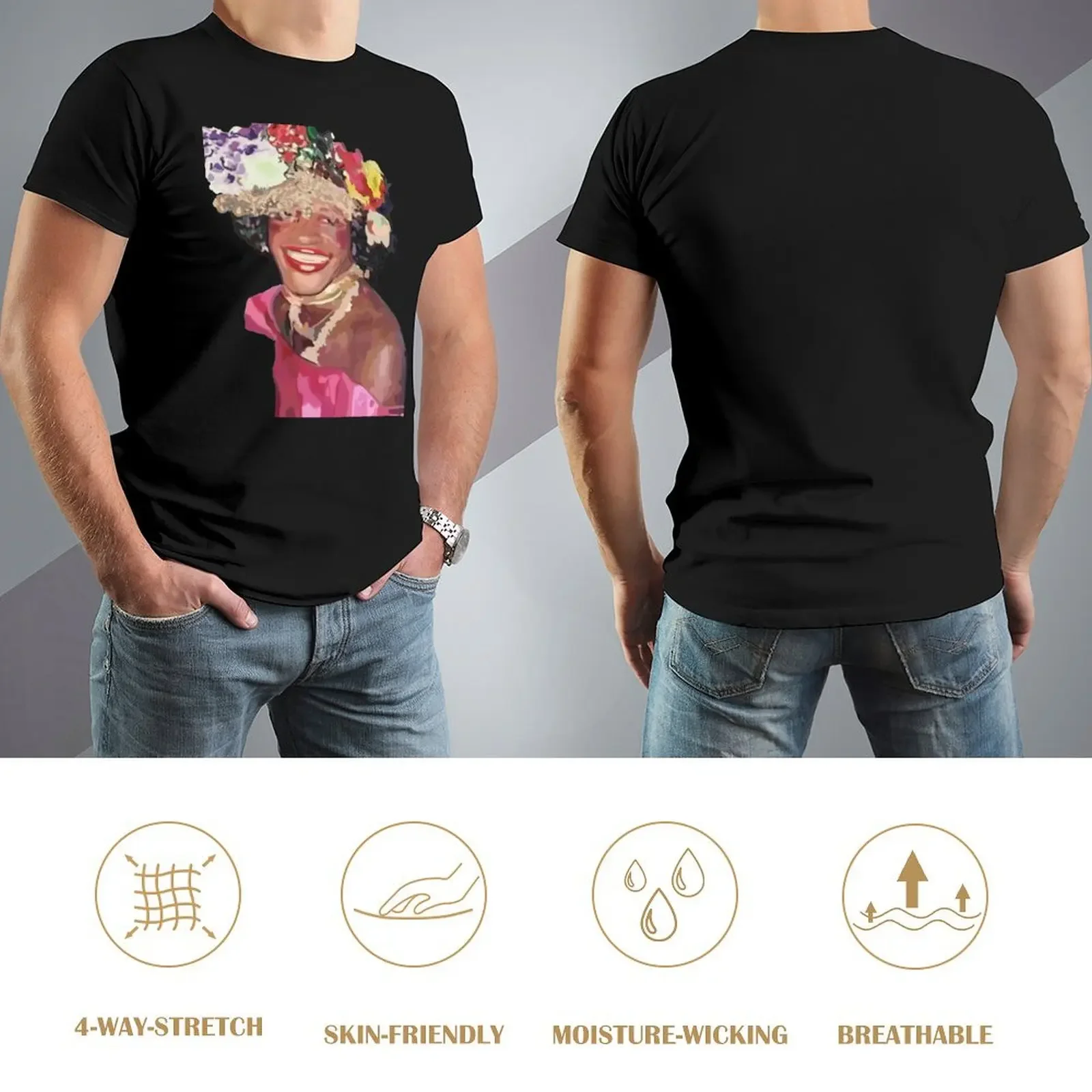 Футболка Marsha P. Johnson футболка с рисунком аниме хлопковые футболки блузка для