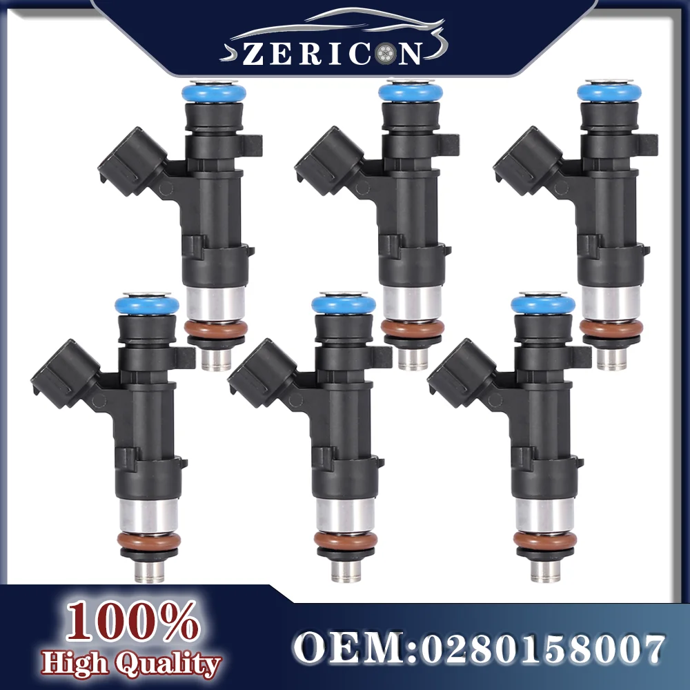 

6pcs 0280158007 NEW Fuel Injector Nozzle High Quality For Nissan Xterra Pathfinder Frontier 4.0L 16600-7S000 V6 2005-2014