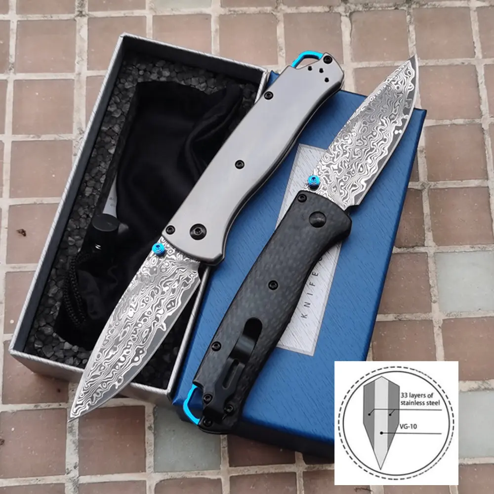 Складной карманный нож JUFULE buподагра 535 535TI Vg10 дамасское лезвие из