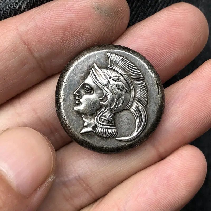 

Древние греческие монеты, статуя Зевса, коллекция монет, копия