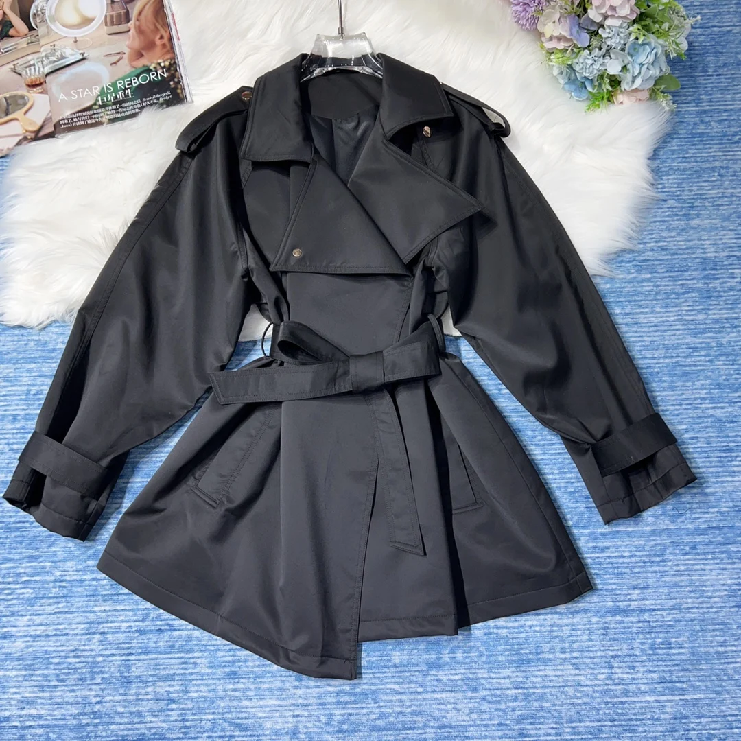 

2023 Spring/Summer Fashion New Women's Clothing Short trench coat 0814