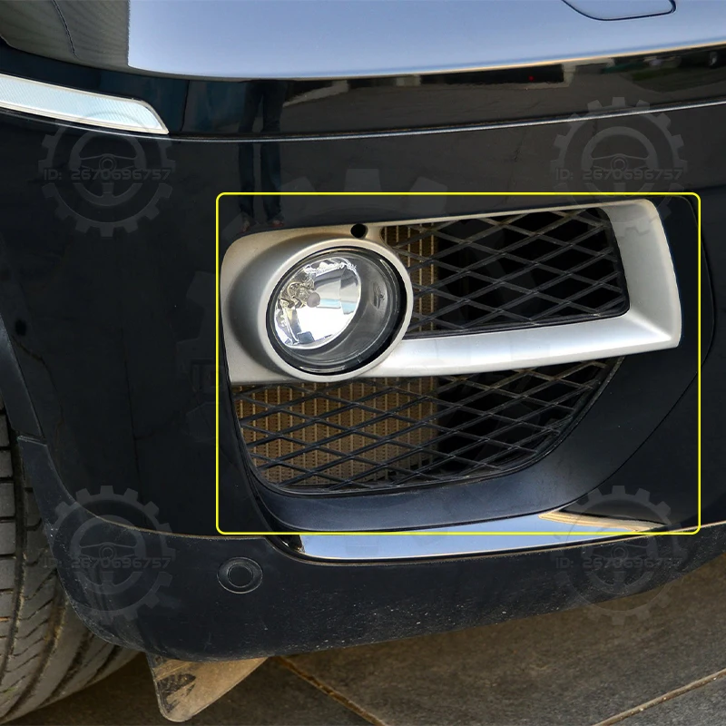 Фото Для BMW Chassis 2004-2012 E71 X6 M50d xDrive30/40d xDrive50i Решетка противотуманных фар с открытой сеткой 51117312603 51117312604 №5