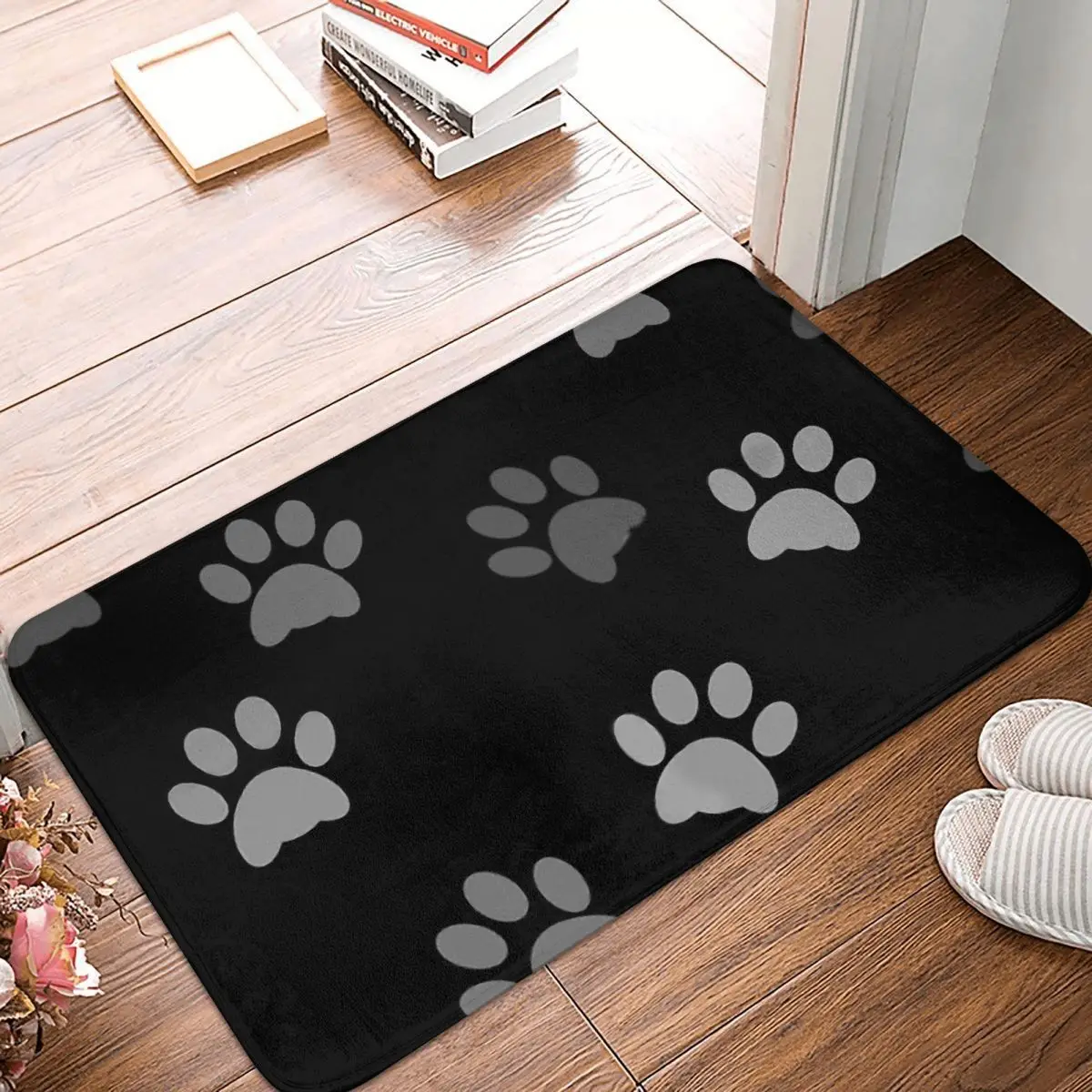 

Animal Cute Forest Ocean Bathroom Non-Slip Carpet Paw Print Bedroom Mat Entrance Door Doormat Floor Decoration Rug