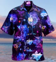 2022 cool 3d summer fashion shirts mens hawaiian shirt mens shirts loose breathable short sleeves t cuban collar shirts