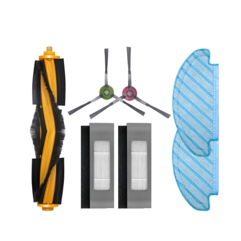 

Роликовая боковая щетка, фильтр НЕРА, моющаяся Тряпка Для Ecovacs Deebot Ozmo T9 Aivi, аксессуары для пылесоса