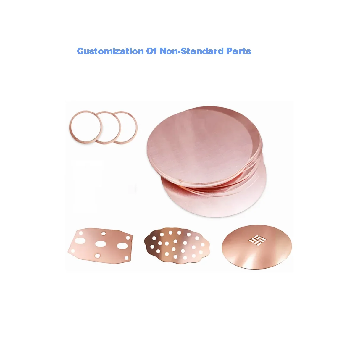 Толщина 1-8 мм T2 фиолетовая медная круглая пластина твердая диаметр