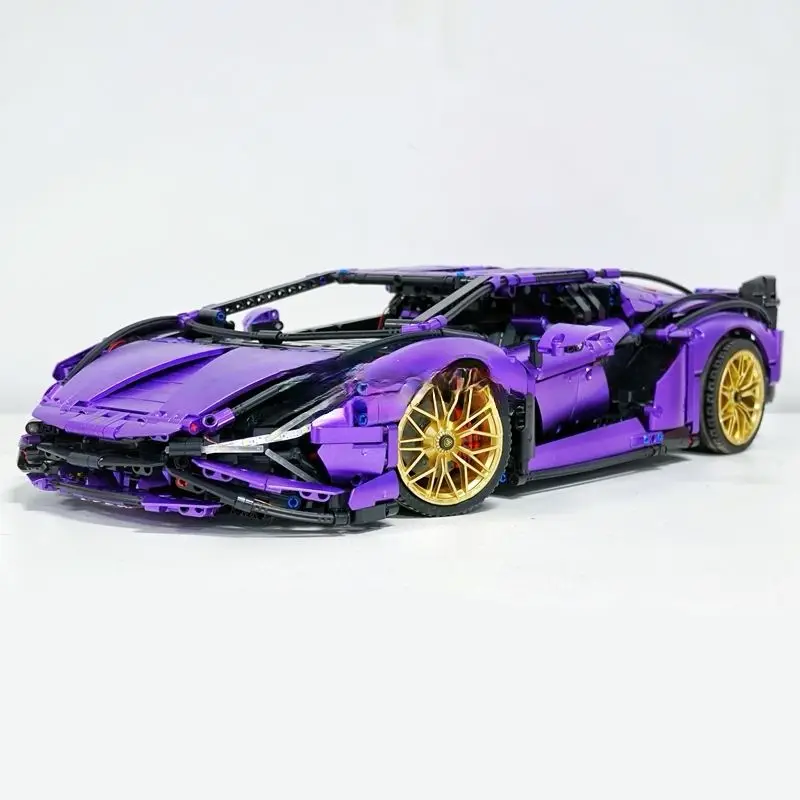 

Новый технический Lamborghinis с покрытием, автомобиль, модель FKP37 подходит для 42115, строительные блоки, кирпичи, игрушки, Детский Рождественский подарок