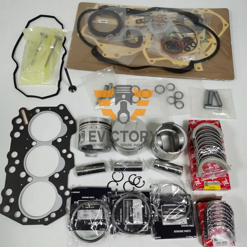 

For Mitsubishi S3Q2T S3Q2 REBUILD KIT PISTON RING GASKET BEARING