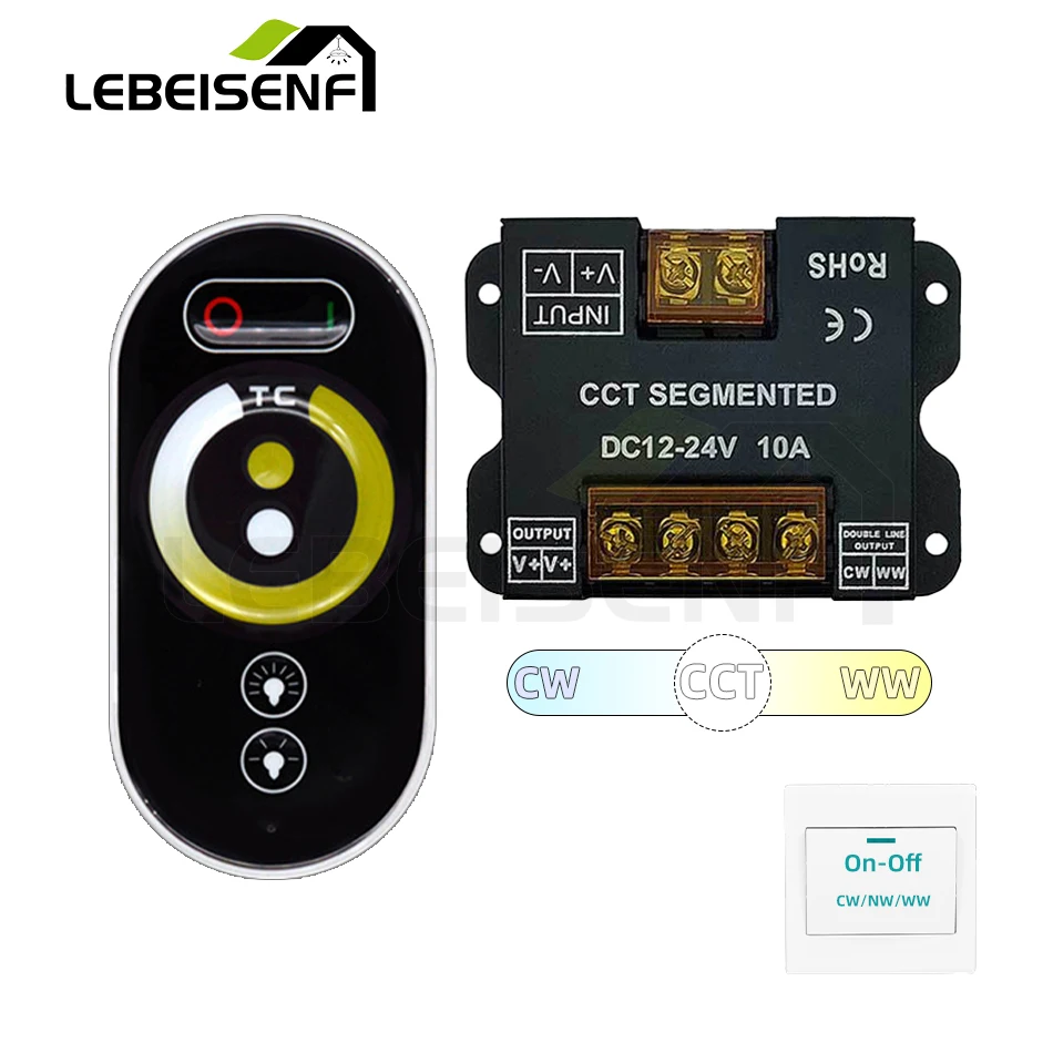 Двухцветный регулятор температуры, 12 В, 24 В постоянного тока, 10 А