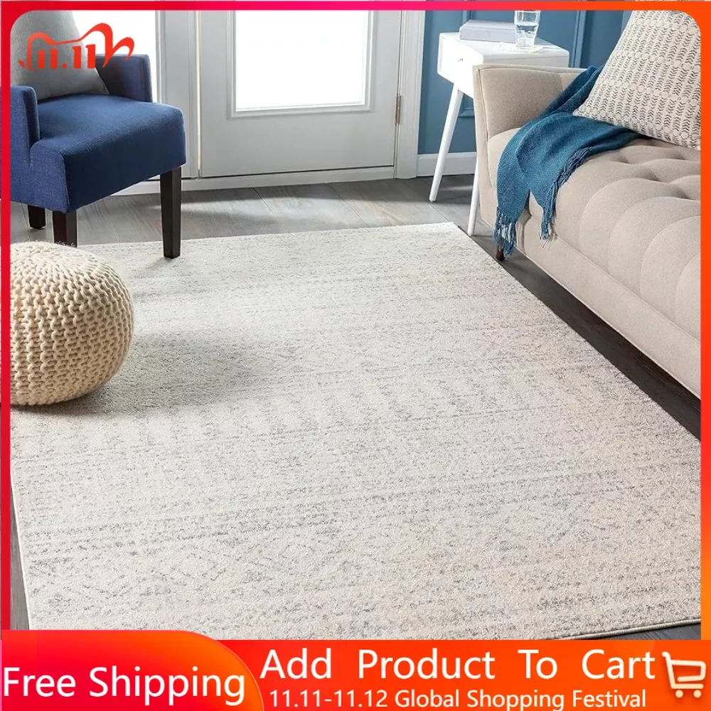 

Ковер для украшения гостиной, бесплатная доставка, серый ковер для спальни, ковер для комнат, богемный, марокканский ковер, домашний декор, ковры