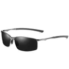 Мужские солнцезащитные очки s с поляризационными линзами, для занятий спортом, вождения, в металлической оправе, аксессуары для интерьера