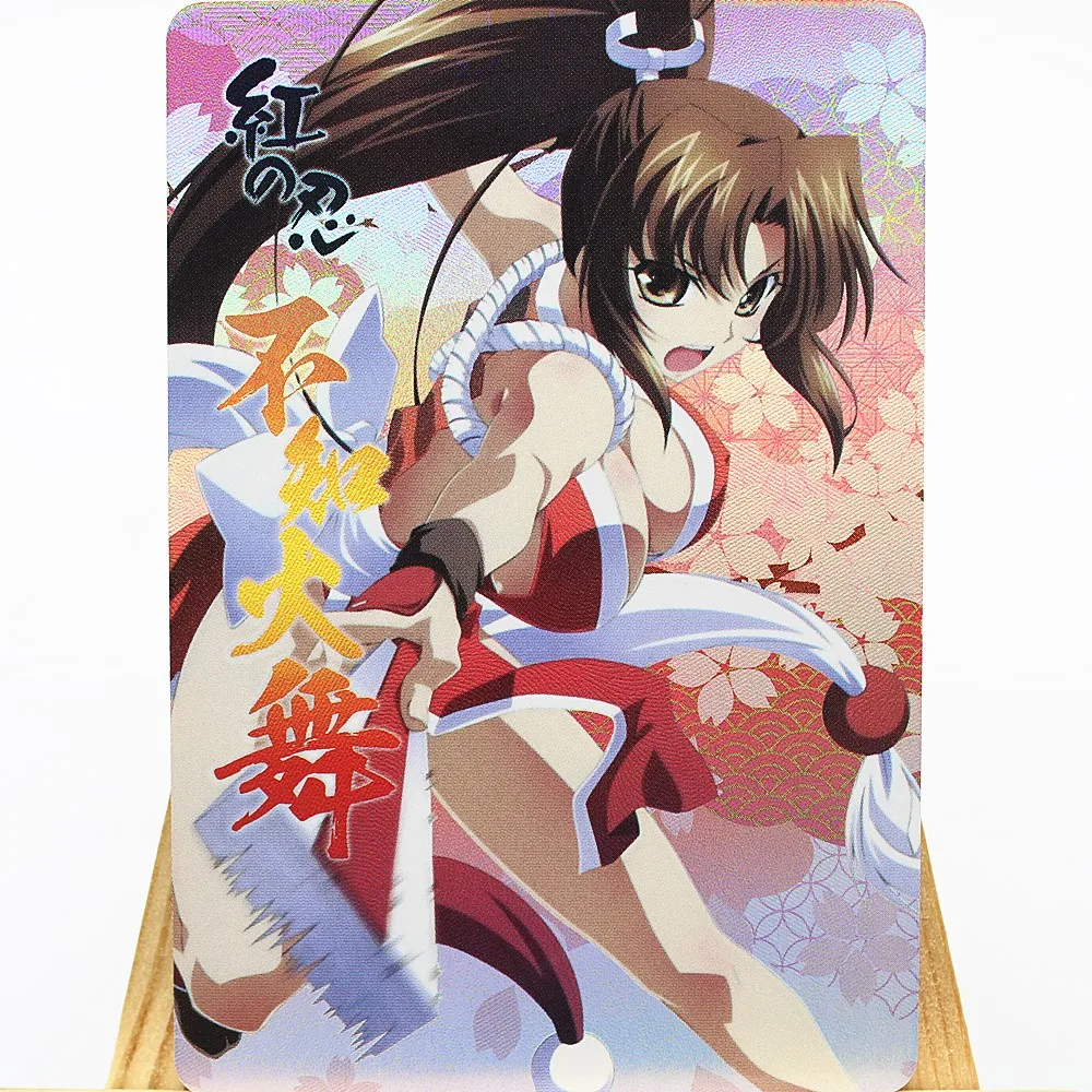 9 штук/набор аниме флэш-карт Mai Shiranui набор карт любимые милые карты для девочек -