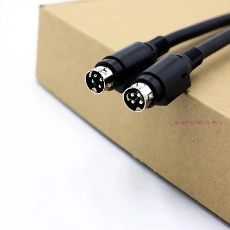 Фото 4PIN DIN -MALE -MALE ADAPTERS Extension Cable для R1700BTR1600TIII Динамик Сплошной подключаемый шнур DIN 4PIN мужской проволока №4