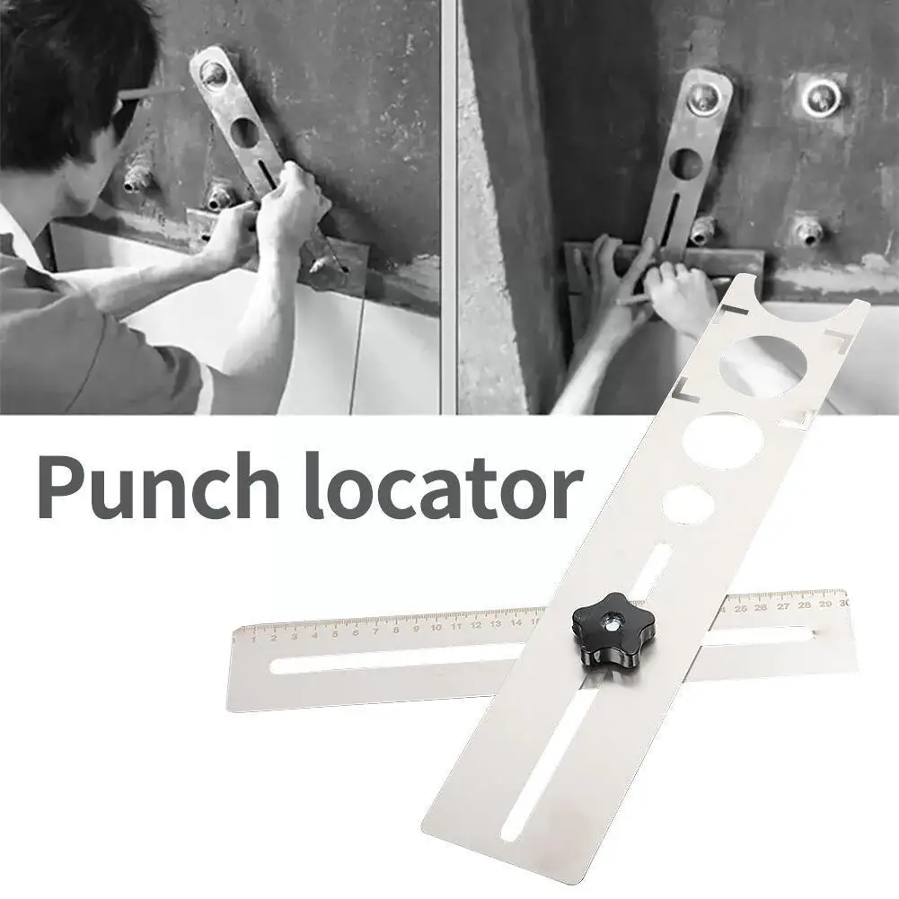 

Universal Adjustable Tile Locator To Wall Marking Position Opener Ceramic Cutter Tile Construction Hole Drill Ruler Marble C5j8