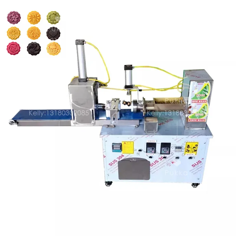 

Automatic Mooncake Making Machine Dough Flattening Pressing Machine Pizza Dough Press Machine
