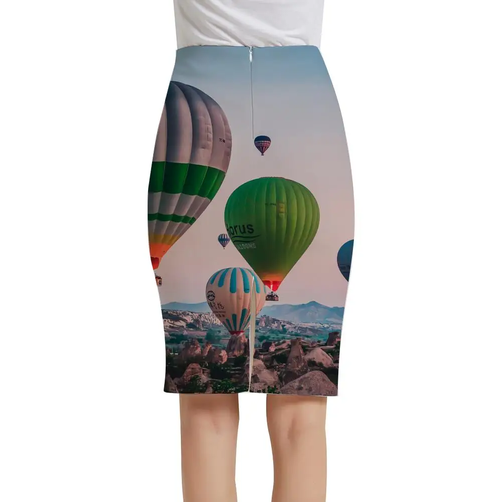 Фото Женская юбка с принтом KYKU летняя пикантная воздушным шаром лето | одежда
