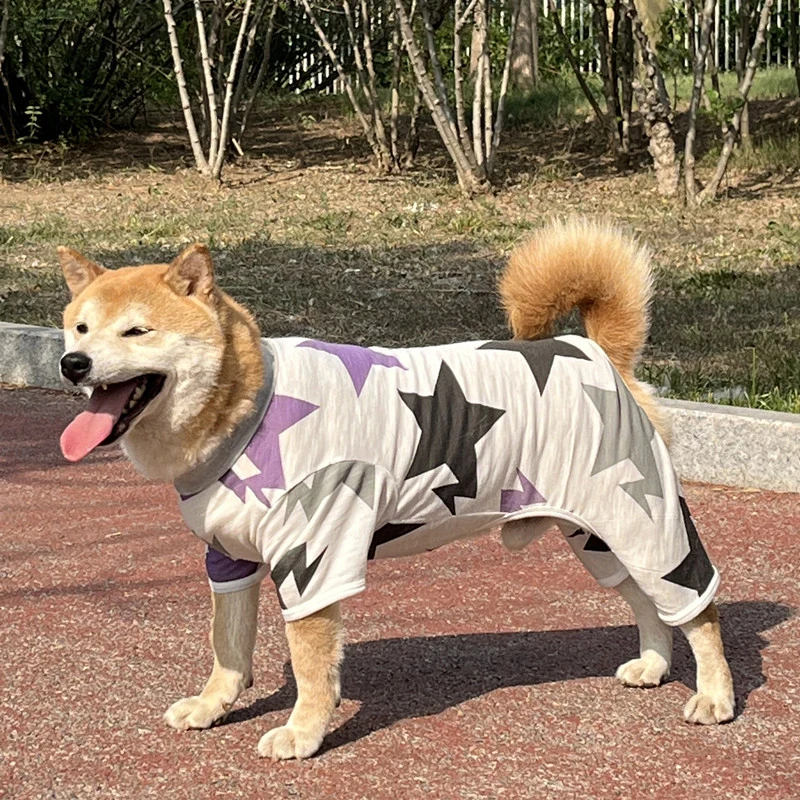 

Large Dog Clothes Jumpsuit Summer Big Dog Clothing Schnauzer Corgi Shiba Inu Samoyed Husky Labrador Golden Retriever Costume