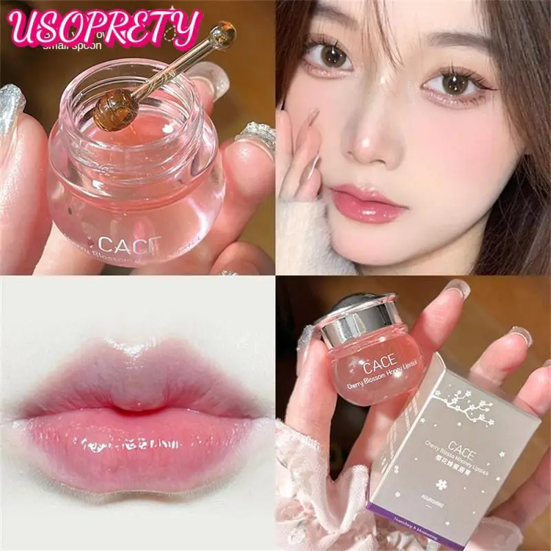 

Lip Care Honey Lipgloss Cherry Blossom Lipgloss Lip Nourishing Moisture Lip Oil Cosmetics Repair Dry Lips Lips Makeup