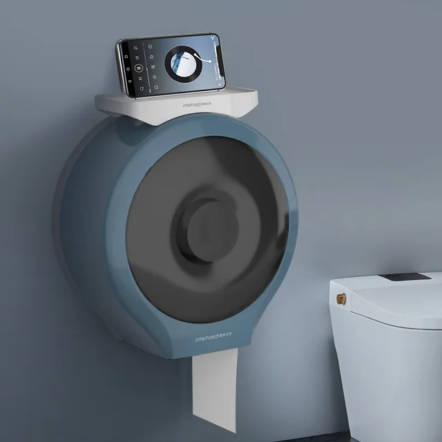 Wall Mounted ABS Toilet Roll Dispenser 4