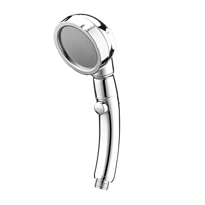 3 режима насадки для душа, регулируемая высоким давлением, вращающаяся на 360 градусов, с кнопкой остановки, шланг, экономия воды, ручной душ для ванной комнаты