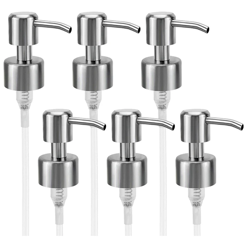 

Soap Dispenser Pump Replacement - 304 Stainless Steel Soap And Lotion Dispenser Pump For Regular 28/400 Neck Bottles