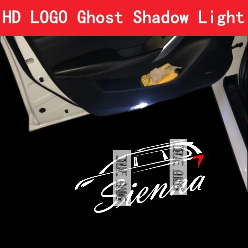 

2pcs HD No Fading LED Car Door Light Projector Ghost Shadow Light Courtesy Light Welcome Light For 2010-2022 TOYOTA SIENNA