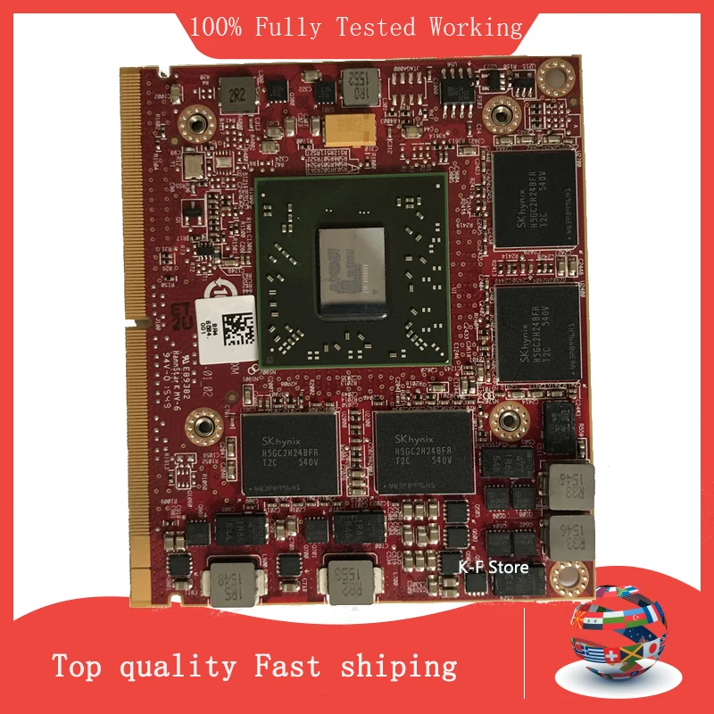 Firepro M5100 216- 0846000 Видеокарта GDDR5 2 ГБ 109-C42241-00 05FXT3 для Dell Precision M4800 M4700 M4600