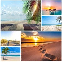tropical sea beach palms tree photography background natural scenic photo backdrops photocall photo studio 211227 hhb 14