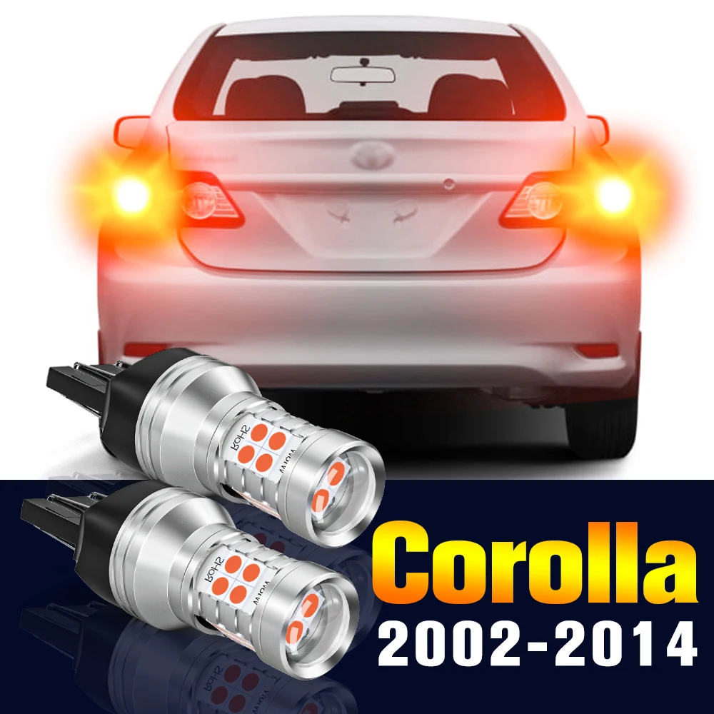 2pcs LED Brake Light Bulb Lamp For Toyota Corolla E12 E15 2002-2014 2005 2006 2007 2008 2009 2010 2011 2012 2013 Accessories