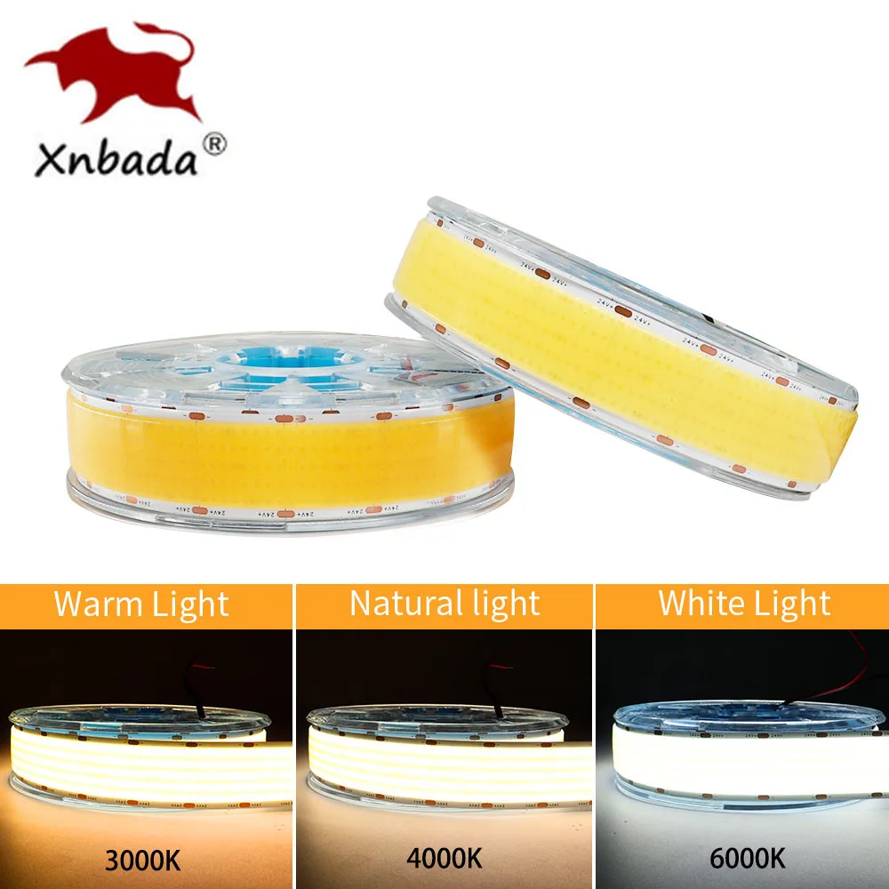 

COB светодиодная лента 1600 светодиодов/м 30мм 24В