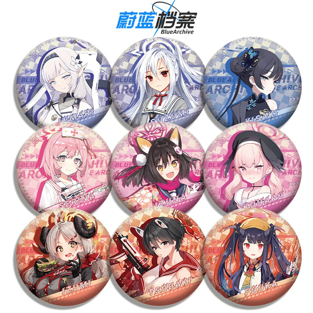 Игра Синий Архив Takanashi Hoshino Hayase Yūka Sunonara Syunn Косплей Костюм Значок Pin SPTE Жесть Брошь