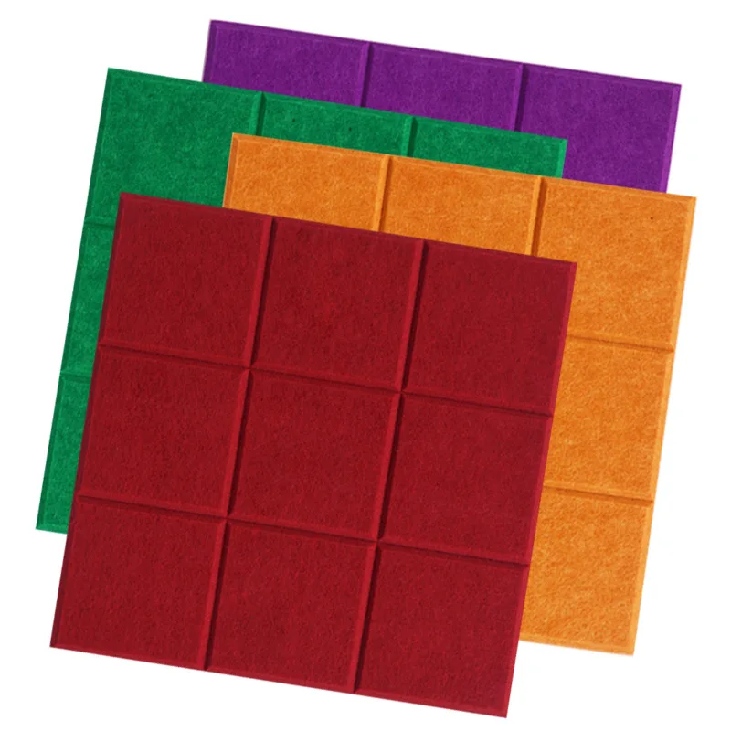 

Thickened Wall File Storage 30cmx30cm Message Board Creative Felt Wall Hanging Storage Intelligence In Multicolor Wall Stickers