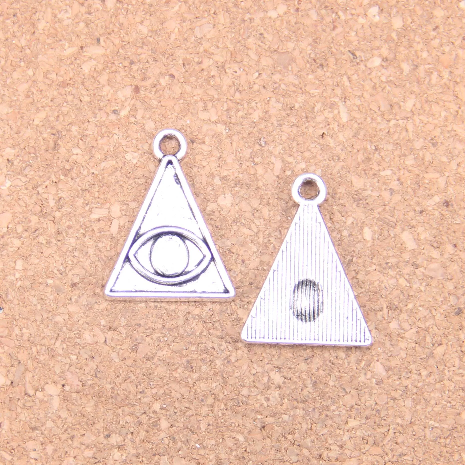 

62pcs Charms eye 24x18mm Antique Pendants,Vintage Tibetan Silver Jewelry,DIY for bracelet necklace