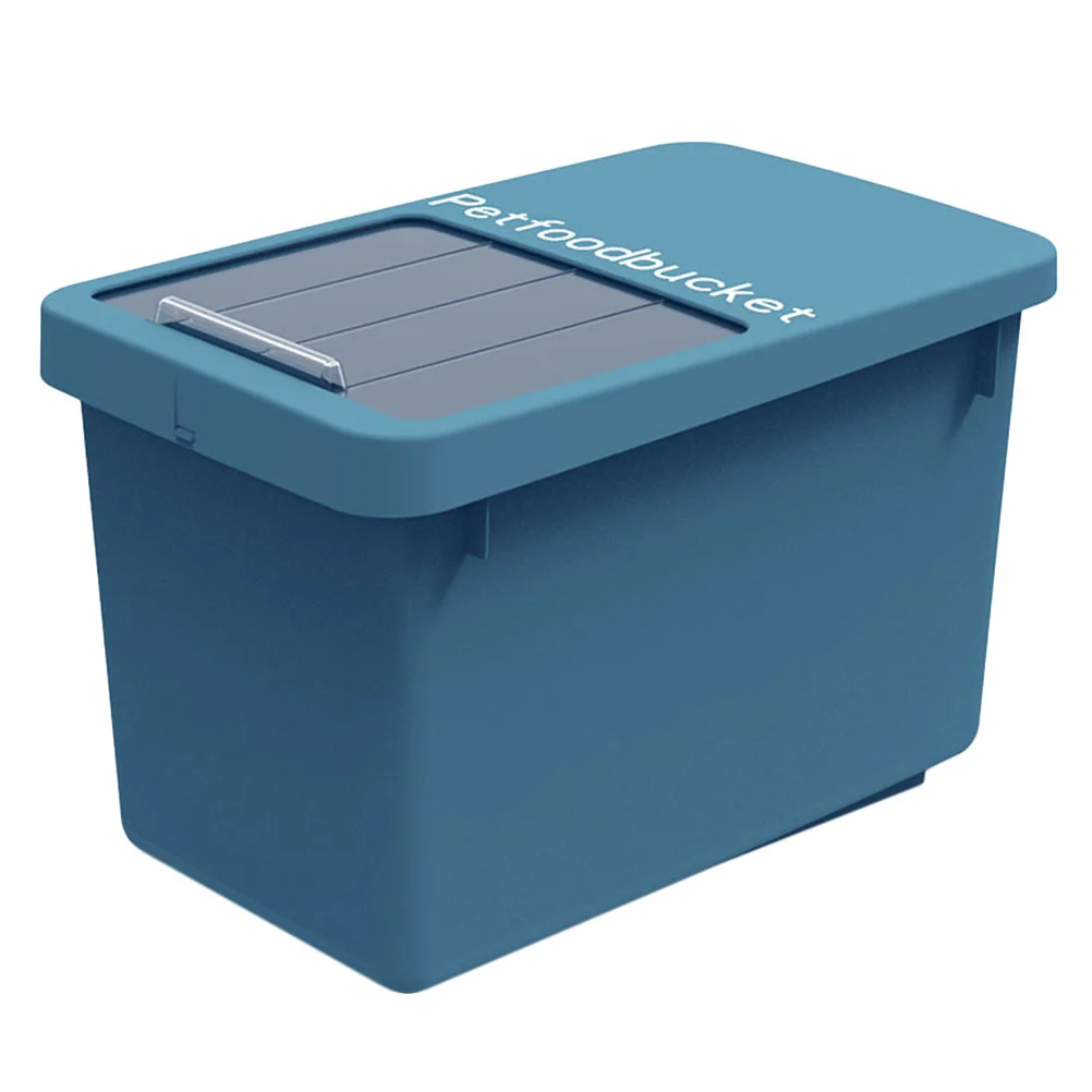 

Container Storage Dog Pet Cat Bin Bucket Containers Rice Boxairtight Dispenser Grain Glasstreat Holder Household Sealedcereal