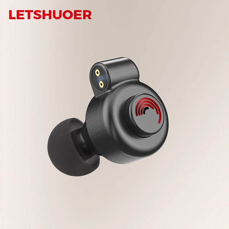 

LETSHUOER D13 IEM 13mm Diamond-like Carbon DLC Diaphragm Dynamic DD Driver Headphones HiFi In Ear Earphone 0.78mm 2Pin CNC Metal