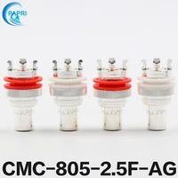 10pairs cmc 805 2 5f ag female rca jack terminals for cd player speaker amplifier 10pcs white 10pcs red