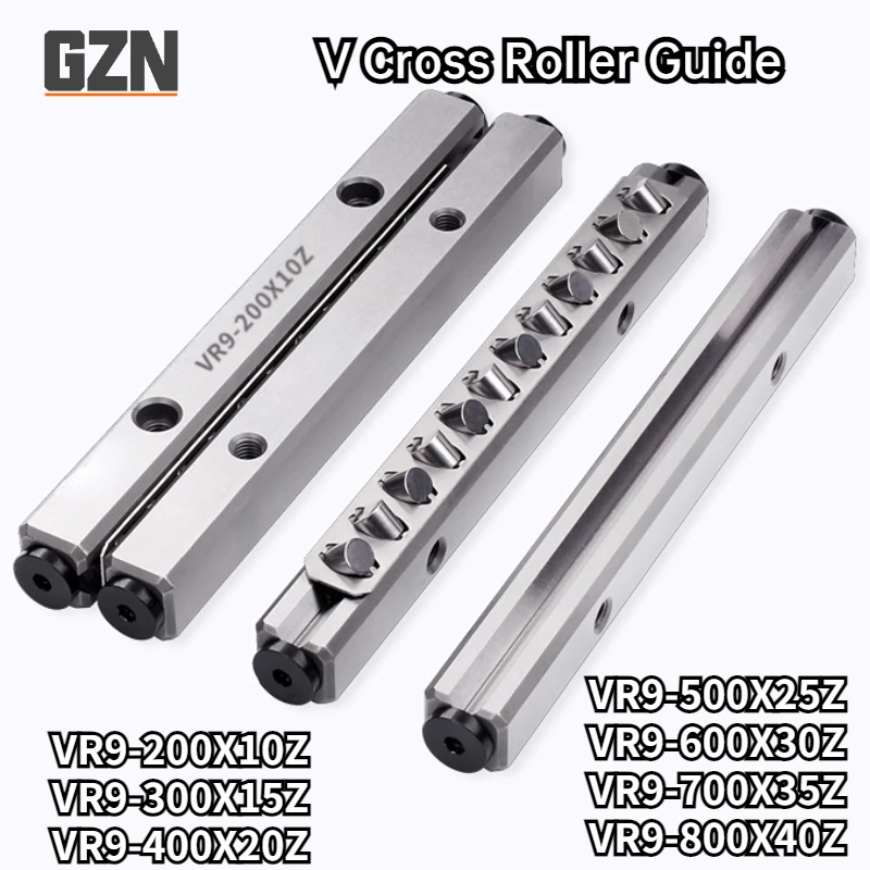 

1pcs precision cross roller guide VR9 NV9 V9 CRW9 P Grade High Precision Bearing Steel VR9-400x20Z Length 400mm Max travel 238mm
