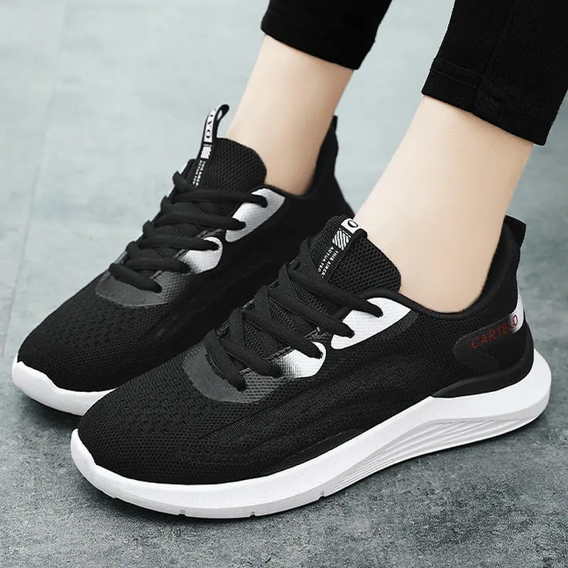 Sports Shoes Female 2023 New Single Shoes Casual Trend Shoes Women Fashion Mixed Colors Mesh Sports Shoes Zapatillas De Mujer