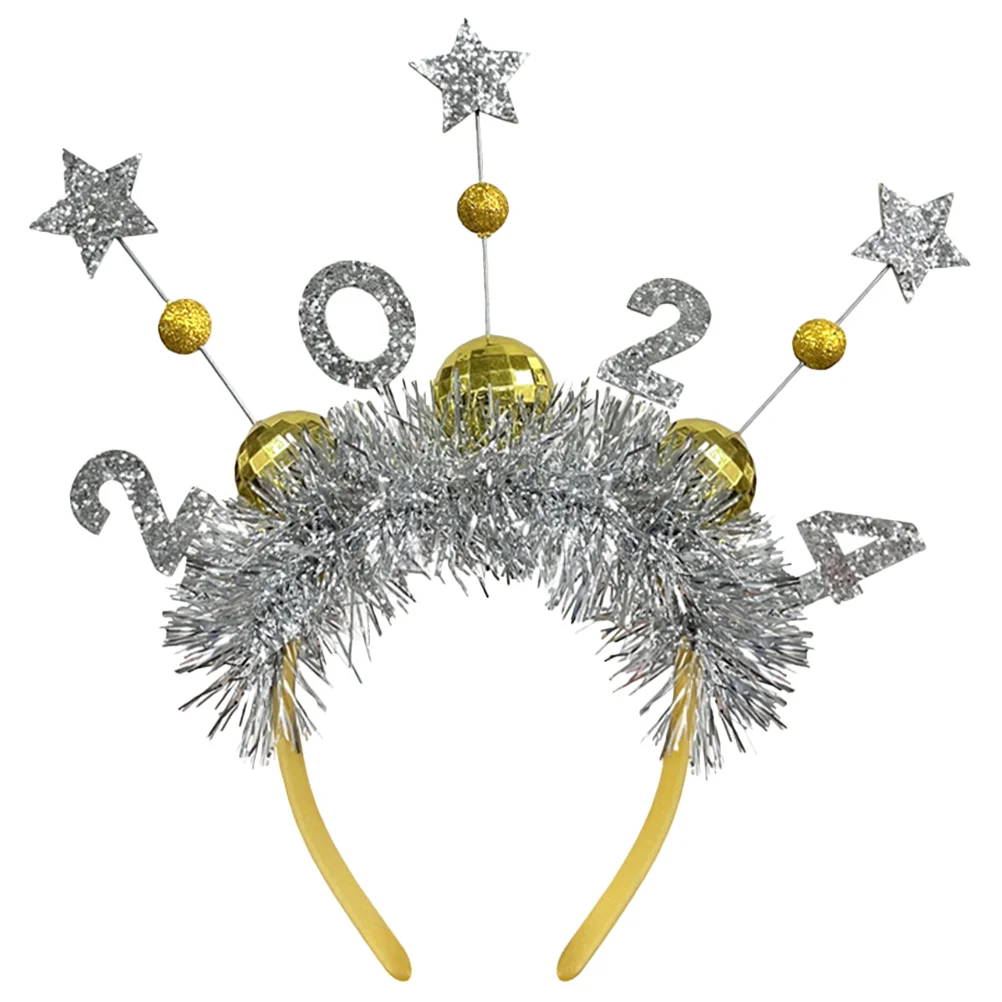 

Hair Clip 2024 New Year Party Headbands Gift Volume Decor Plastic Accessories For