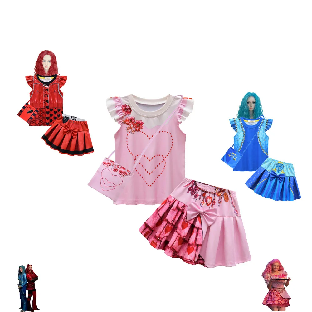 Комплекты одежды для косплея Наследники девочек милые топы с